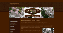 Desktop Screenshot of laurelwoodinnandsteakhouse.com